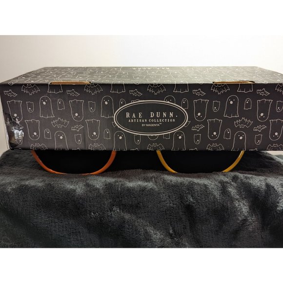 Rae Dunn Halloween Spooky Mug Set NIB I’m Her Boo & I’m His Witch 2022 - Picture 3 of 6